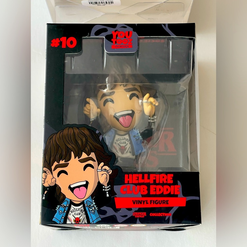 New in pack Stranger Things Eddie Munson Youtooz figure.